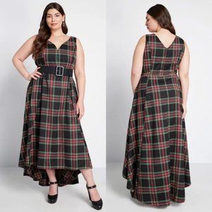 NWT! Collectif x ModCloth Plaid/Tartan Dress